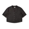 Adult Blouse Collared Black - Perfect for a chic look - blouses and shirts | Stadtlandkind