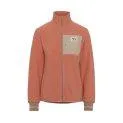 Rothe peach fleece jacket - The somewhat different jacket - fashionable and unusual | Stadtlandkind