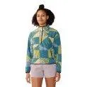 Fleece pullover Microchill wisteria quilt print 568 - Fancy and unique sweaters and sweatshirts | Stadtlandkind