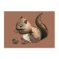Postkarte Eichhörnchen - Setze einzigartige Akzente in deinem Wohnbereich | Stadtlandkind