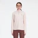 W Sport Essentials Space Dye Quarter Zip quartz pink heather - Exercise is good and with our selection relaxes even more | Stadtlandkind