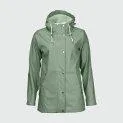 Ladies rain jacket Vera hedge green - Also in wet weather top protected against wind and weather | Stadtlandkind