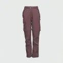 Women's zip-off pants Opal catawba grape - Super comfortable yoga and sports pants | Stadtlandkind