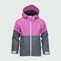 Children's rain jacket Puck radiant orchid - Ready for any weather with children's clothes from Stadtlandkind | Stadtlandkind