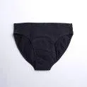 Menstruations-Unterhose Bikini Modell Heavy Flow Black - Unterwäsche aus Bio-Baumwolle für den täglichen Komfort deiner Kinder | Stadtlandkind