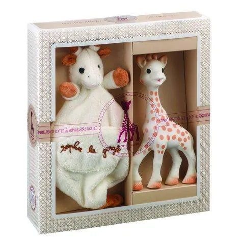 Kuschelige Geschenkbox - Zusammenstellung 1 - Sophie la girafe
