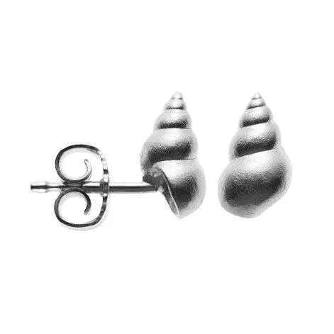 Ear stud silver snail - Jewels For You by Sarina Arnold