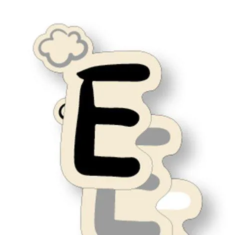 Large letters E - Kynee