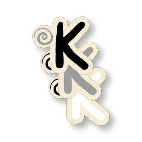 Large letters K - Kynee