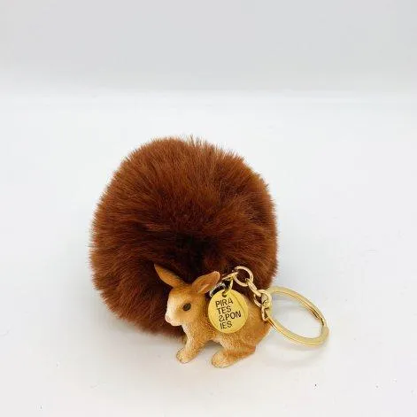 Honey Bunny Coco key ring (brown) - Pirates & Ponies