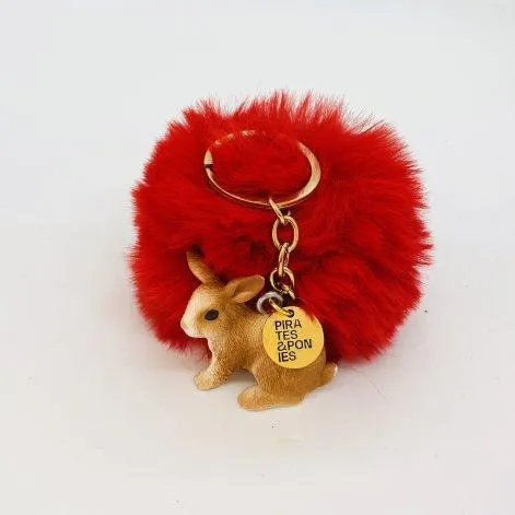Honey Bunny Mela key ring (red) - Pirates & Ponies