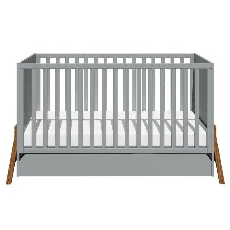 Children's bed with drawer LOTTA, 70x140cm grey - Bisal