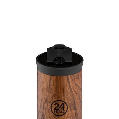 Thermobecher Travel Tumbler 0.35 l Sequoia Wood - 24Bottles