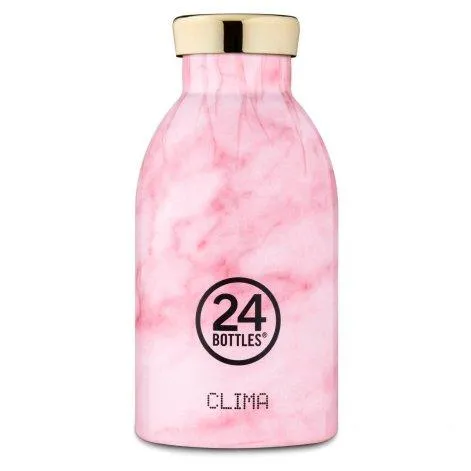 Thermosflasche Clima 0.33 l Pink Marble - 24Bottles
