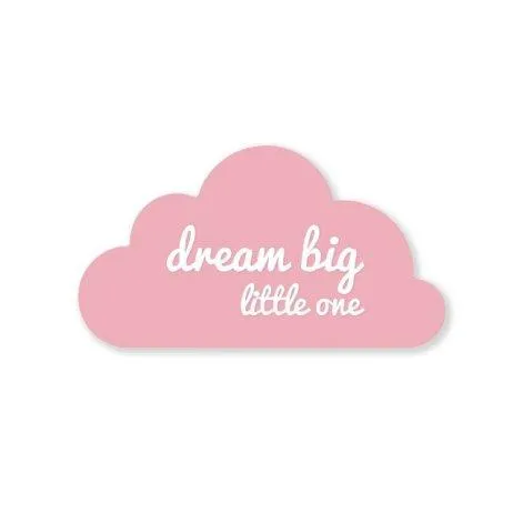 Dreams Wolken Wand-Deko - Pink - Atelier Pierre