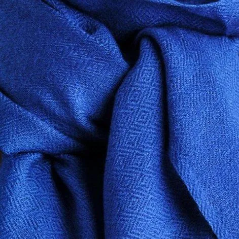Wool scarf uni blue - TGIFW