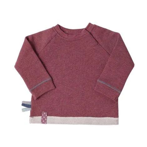 Baby Sweatshirt Bordeaux - OrganicEra