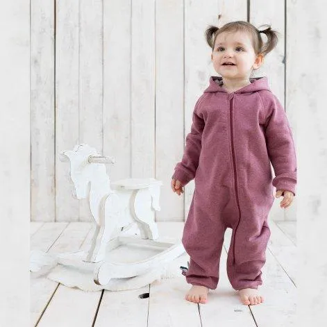 Baby Overall Bordeaux - OrganicEra
