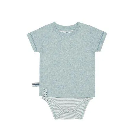 Baby T-Shirt Body Aqua - OrganicEra