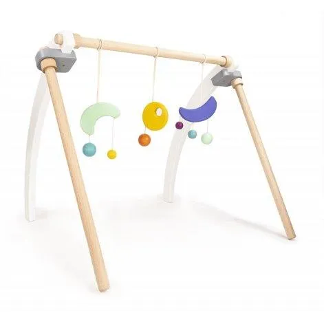 Baby Gym natural, yellow, blue, red - BAJO