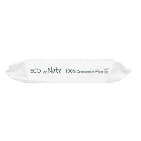 Lingettes humides 100% compostables sensitives non parfumées - Naty