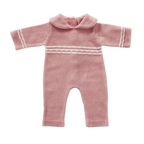 Doll romper - knitted (40-45 cm) pink - by ASTRUP