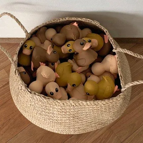 Baby Kawan mini rubber duck golden ochre - HEVEA