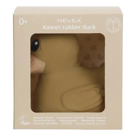 Baby Kawan mini rubber duck golden ochre - HEVEA