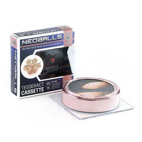 Boules magnétiques or rose - Tesseract Cassette - Neoballs