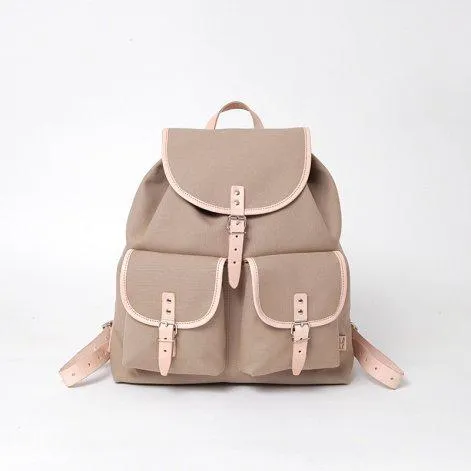 Backpack Georgia Leather Nature Sand - Essl & Rieger 