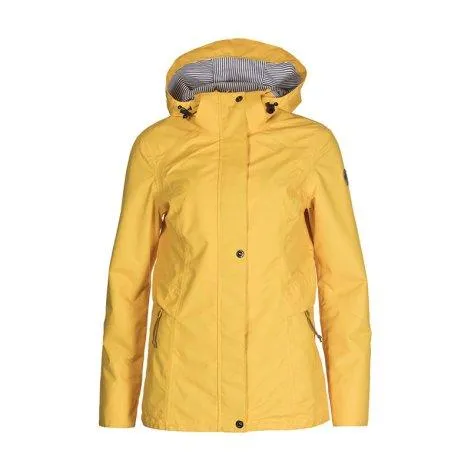 Ladies rain jacket Lorena lemon chrome - rukka