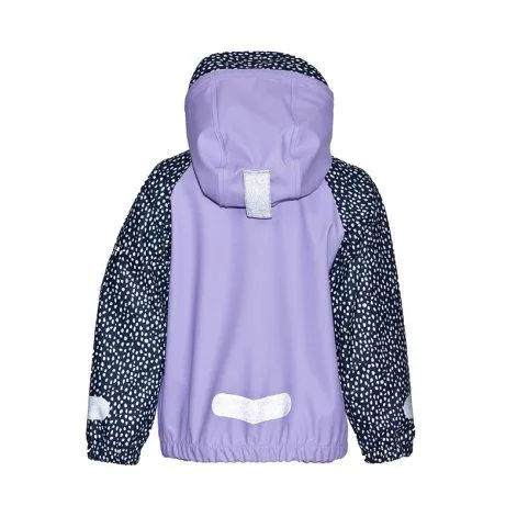 Rajas children's rain jacket lavender - rukka