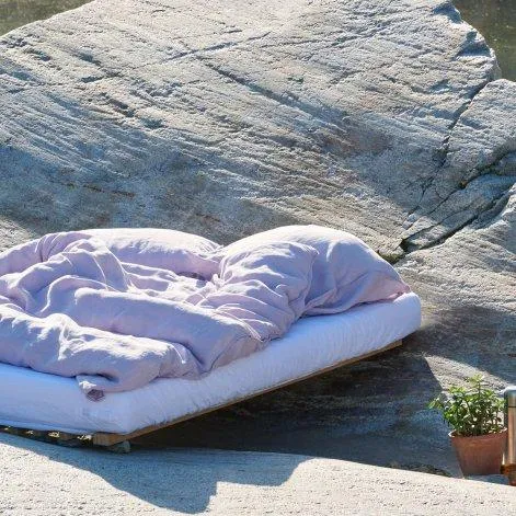 Linus comforter cover 160x210 uni, lavender - lavie