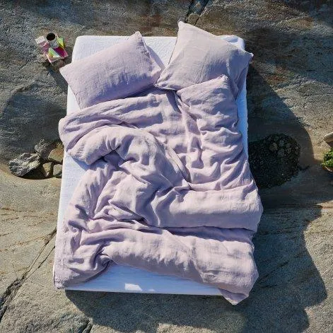 Linus Lavendel Uni Kissenbezug 50x70 cm - lavie