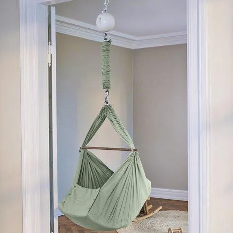 Baby Feather Cradle Seagrass Green - Moonboon