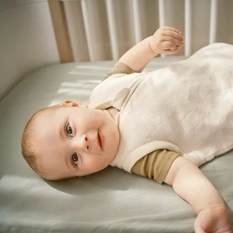 Baby Bettlaken für Babybett Seagrass Grün - Moonboon