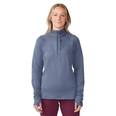 Zip-Pullover Glacial Trail blue slate 417 - Mountain Hardwear