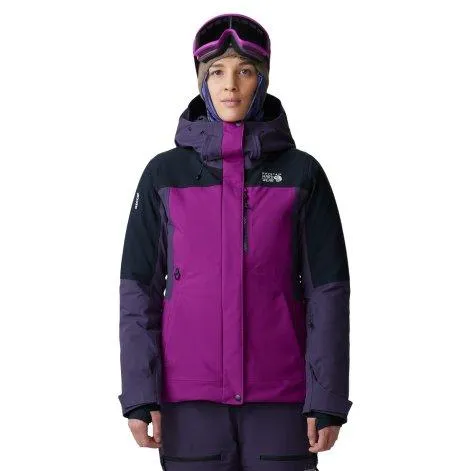 Ski jacket Powder Maven berry glow 522 - Mountain Hardwear