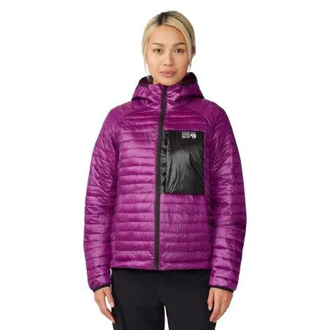 Hooded jacket down Ventano berry glow 522 - Mountain Hardwear