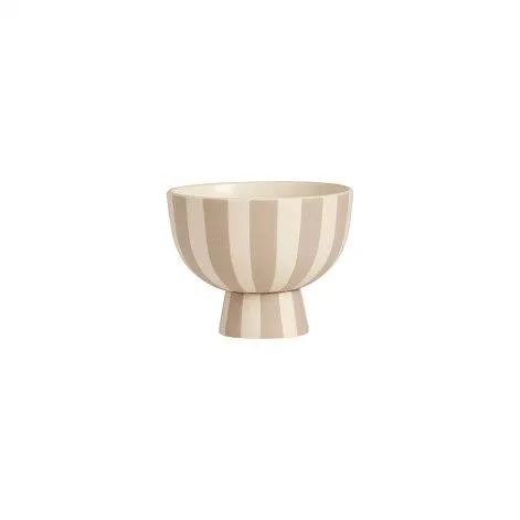 Decorative bowl Toppu Clay Mini, Grey/White - OYOY