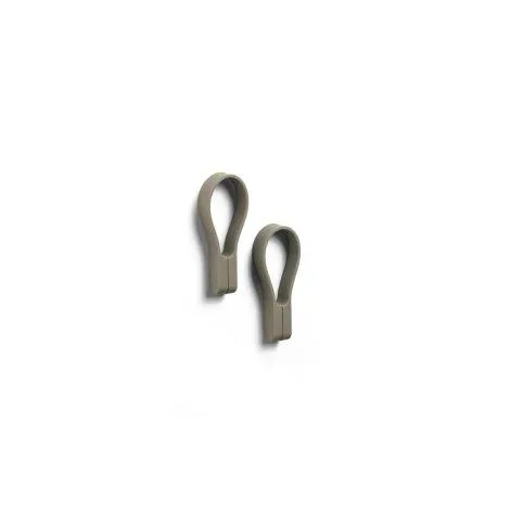 Towel rail Loop 2 pieces, Taupe - Zone Denmark
