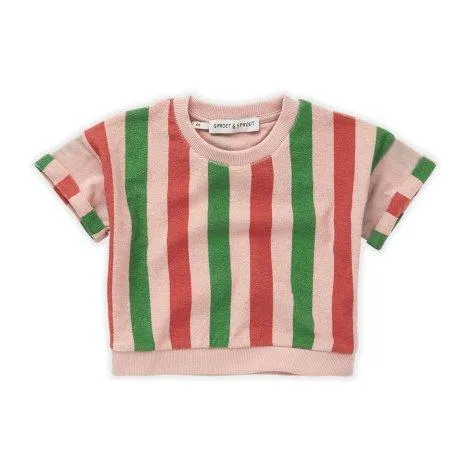 T-shirt Stripes Coral - Sproet & Sprout
