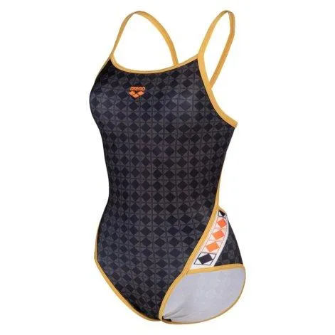 Arena 50th Super Fly Back swimsuit black multi/gold - arena