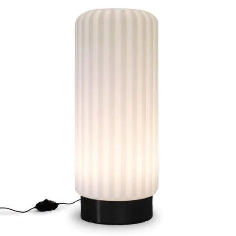 Dentelles Tall XL lamp with cable and dimmer - black base - Atelier Pierre
