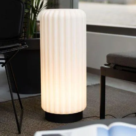 Dentelles Tall XL Lampe mit Kabel und Dimmer - schwarzer Fuss - Atelier Pierre