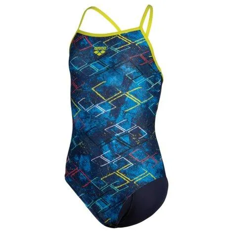 Arena Daly swimsuit navy/soft green/navy multi - arena