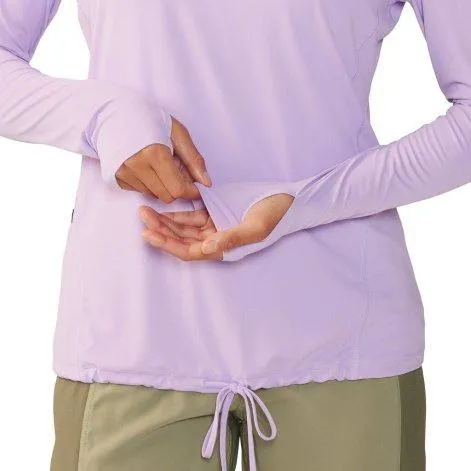 T-shirt à manches longues Crater Lake LS wisteria 567 - Mountain Hardwear