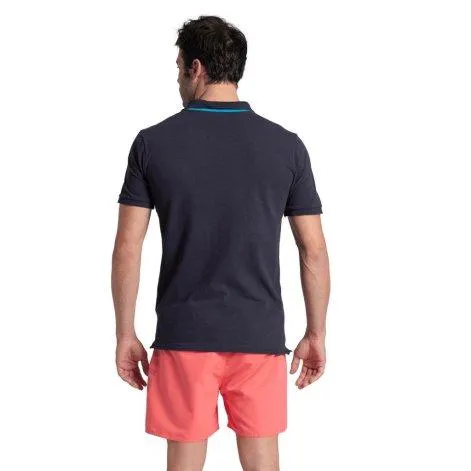  Polo Solid navy/turquoise - arena