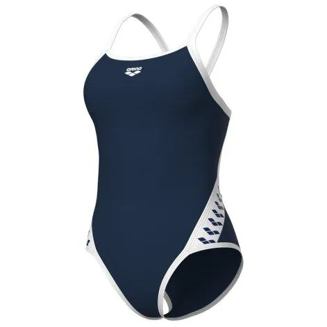 Badeanzug Arena Icons Super Solid navy/white - arena
