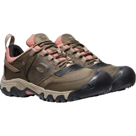 Chaussures de randonnée pour femmes Ridge Flex WP timberwolf/brick dust - Keen